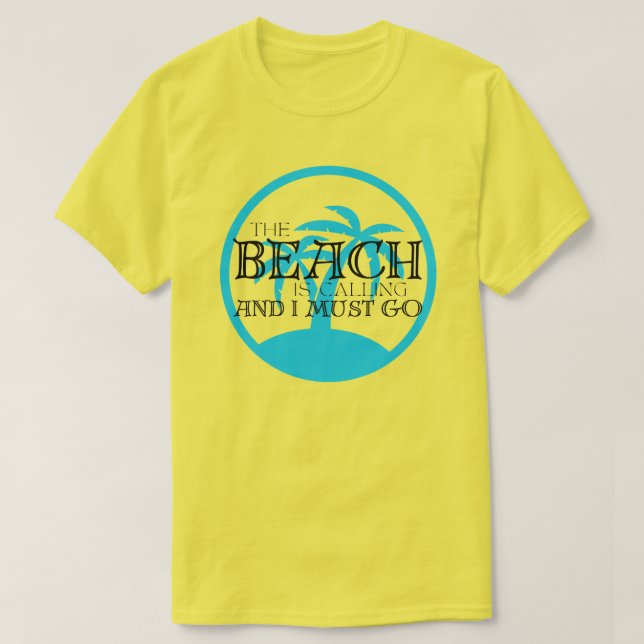 CAMISETA LA VIDA ES MEJOR EN LA PLAYA (Diseño del anverso)