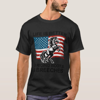 Camiseta La Vida Es Mejor En Los Respiros De Los Boots