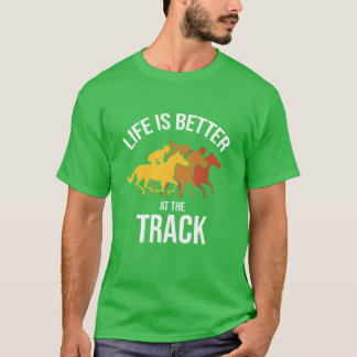 Camiseta La vida es mejor en Racerack Carreras de caballos 