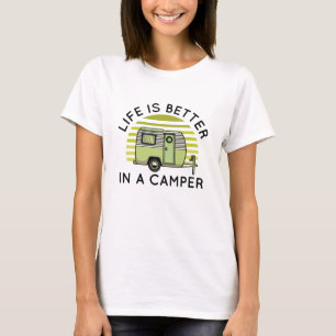 Camiseta La Vida Es Mejor En Un Camper