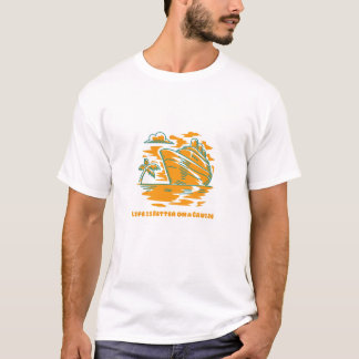 Camiseta La vida es mejor en un crucero - Vacaciones tropic