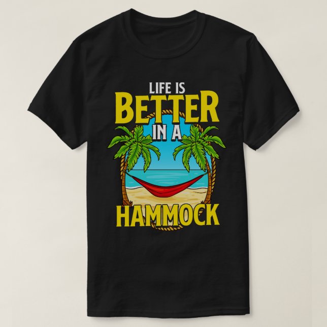Camiseta La Vida Es Mejor En Verano Hammock Beach (Diseño del anverso)
