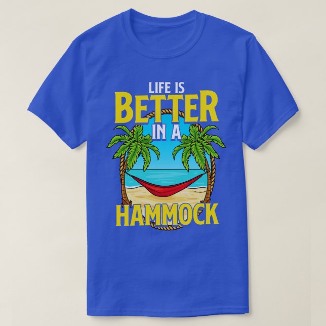 Camiseta La Vida Es Mejor En Verano Hammock Beach (Diseño del anverso)