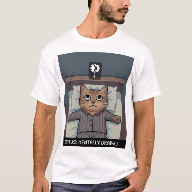 Camiseta La vida es modo difícil – AFK IRL (Anverso)