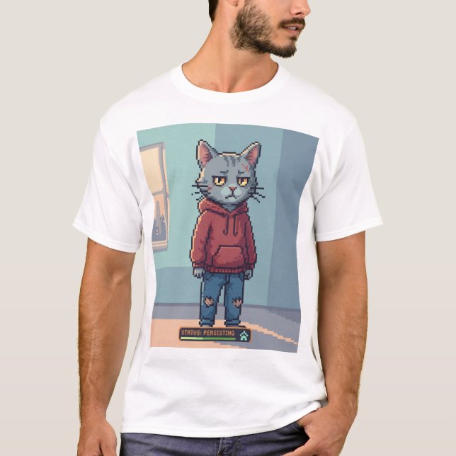 Camiseta La vida es modo difícil – Sigue jugando (Anverso)