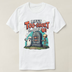 Camiseta La vida es muy corta para los diseñadores de Ui/Ux