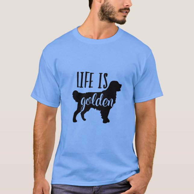 Camiseta La vida es oro (Anverso)