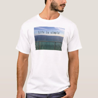 Camiseta La vida es simple