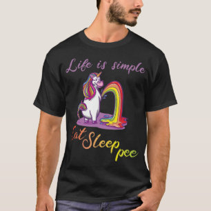 Camiseta La vida es simple - come durmiente