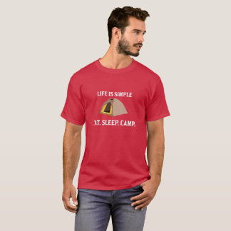 Camiseta La vida es simple come el campo del sueño