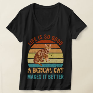 Camiseta La vida es tan buena que una bengala lo hace mejor