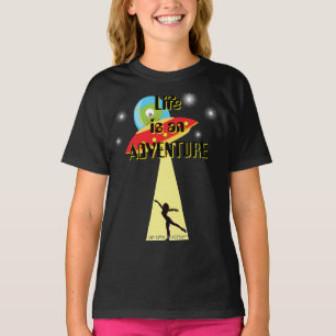 Camiseta La vida es un alienígena de danza del espacio de a