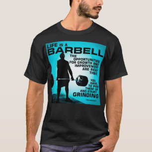 Camiseta La Vida Es Un Barbell - El Gimnasio De Trabajo Ins