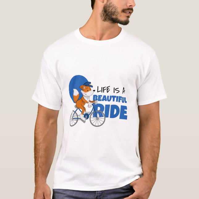 CAMISETA LA VIDA ES UN BONITO CICLISMO (Anverso)