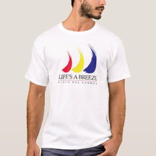 Camiseta La vida es un Breeze®_Paint-The-Wind_Playa del