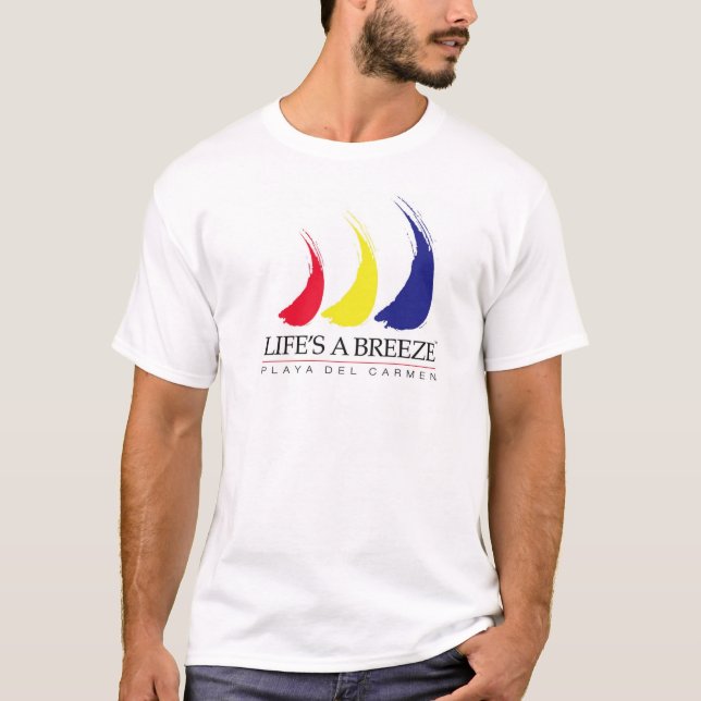 Camiseta La vida es un Breeze®_Paint-The-Wind_Playa del (Anverso)