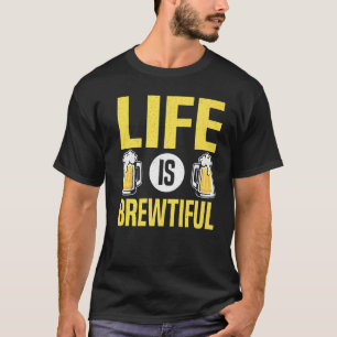 Camiseta La vida es un buen café de bar divertido alcohol 1