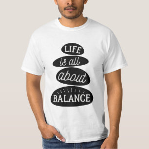 Camiseta La Vida Es Un Equilibrio  Oferta motivacional