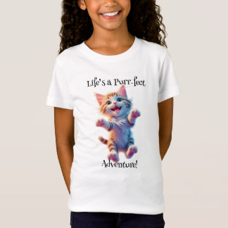 Camiseta La vida es un gatito volador de aventura perfecto