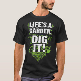 Camiseta La vida es un jardín cave yo