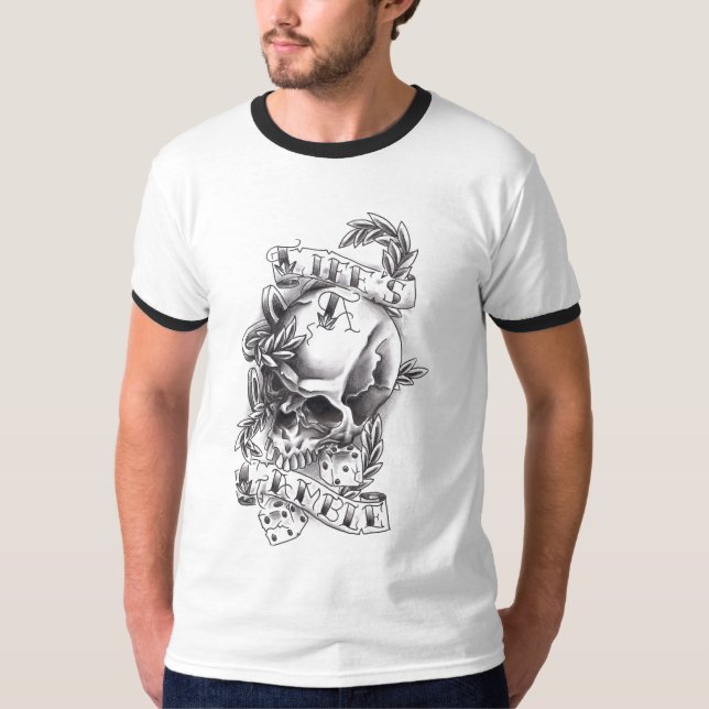 Camiseta La vida es un juego (Anverso)