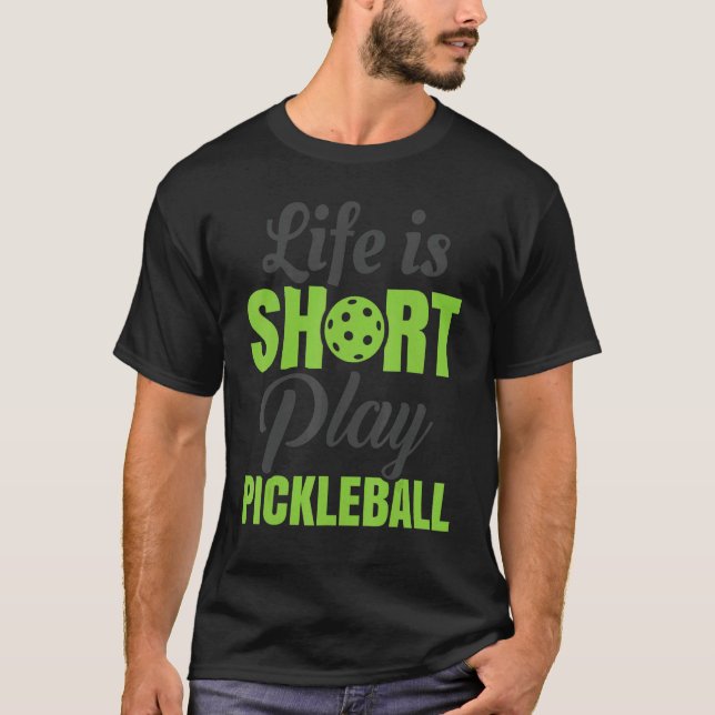 Camiseta La vida es un juego corto de bolas (Anverso)