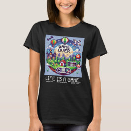 Camiseta La Vida Es Un Juego...: Fin Del Juego (Jugadora Mu