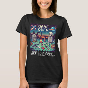 Camiseta La Vida Es Un Juego...: Fin Del Juego (Jugadora Mu