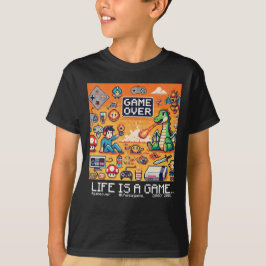 Camiseta La vida es un juego...: Fin del juego (niño niño q