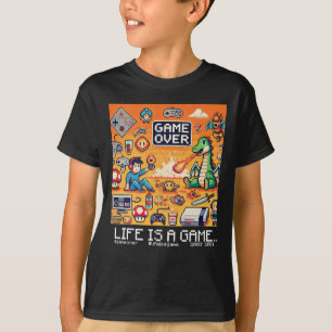 Camiseta La vida es un juego...: Fin del juego (niño niño q