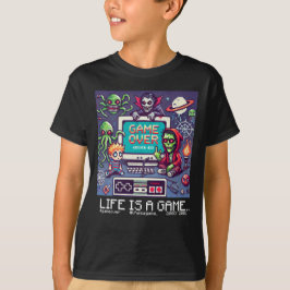 Camiseta La vida es un juego...: Fin del juego (niño niño q