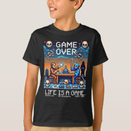 Camiseta La vida es un juego...: Fin del juego (niño niño q