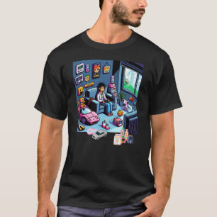 Camiseta La Vida Es Un Juego. #Part2 (8 bits) (camiseta de