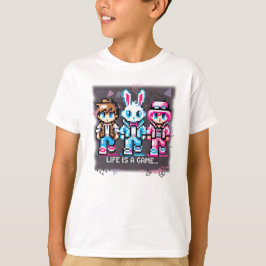 Camiseta La Vida Es Un Juego. #Part2 (8bit) (camiseta de ju