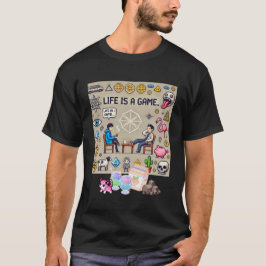 Camiseta La Vida Es Un Juego. #Part2 (8bit) (camiseta de ju