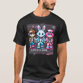 Camiseta La Vida Es Un Juego. #Part2 (8bit) (camiseta de ju