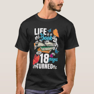Camiseta La Vida Es Un Libro 18 Páginas Flor De Lombargo 18