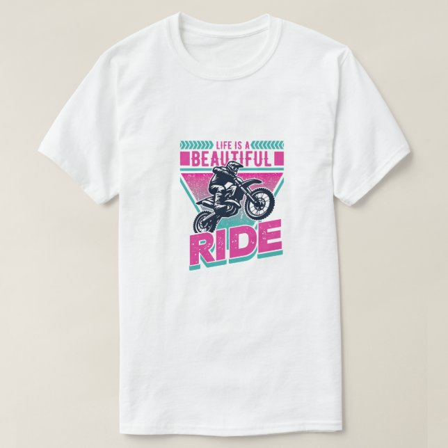 Camiseta La Vida Es Un Paseo Hermoso (Diseño del anverso)