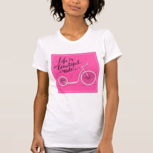 Camiseta La vida es un rosa hermoso del paseo