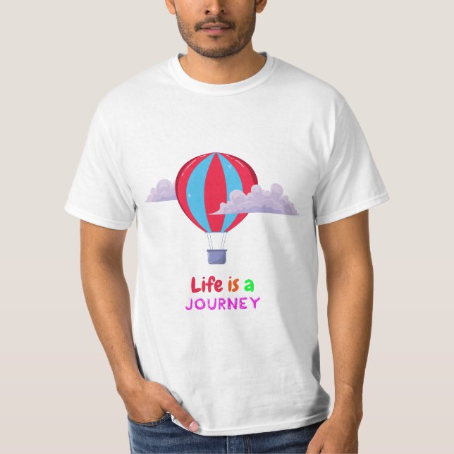 Camiseta La vida es un viaje (Anverso)