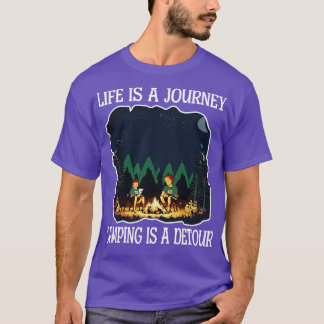Camiseta La vida es un viaje Camping es un Detour 2
