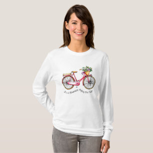 Camiseta La vida es un viaje, disfruta del paseo en bicicle