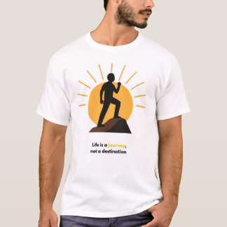 Camiseta La vida es un viaje, no un destino | Inspiración