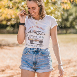 Camiseta La vida es un viaje para disfrutar de la fiesta co