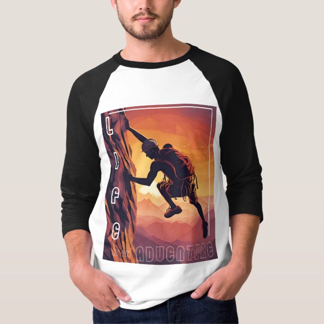 CAMISETA LA VIDA ES UNA AVENTURA (Anverso)