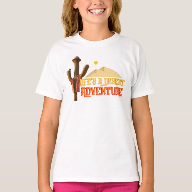 Camiseta La vida es una aventura del desierto (Anverso)