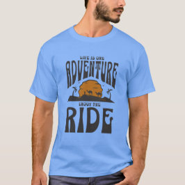 Camiseta La vida es una aventura Disfrutar el viaje