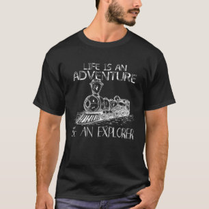 Camiseta La vida es una aventura explorador urbano lugar pe