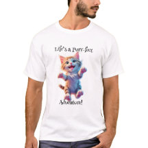 La vida es una aventura perfecta  Gatito volador