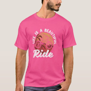 Camiseta La Vida Es Una Bella Bicicleta De Ciclismo BMX